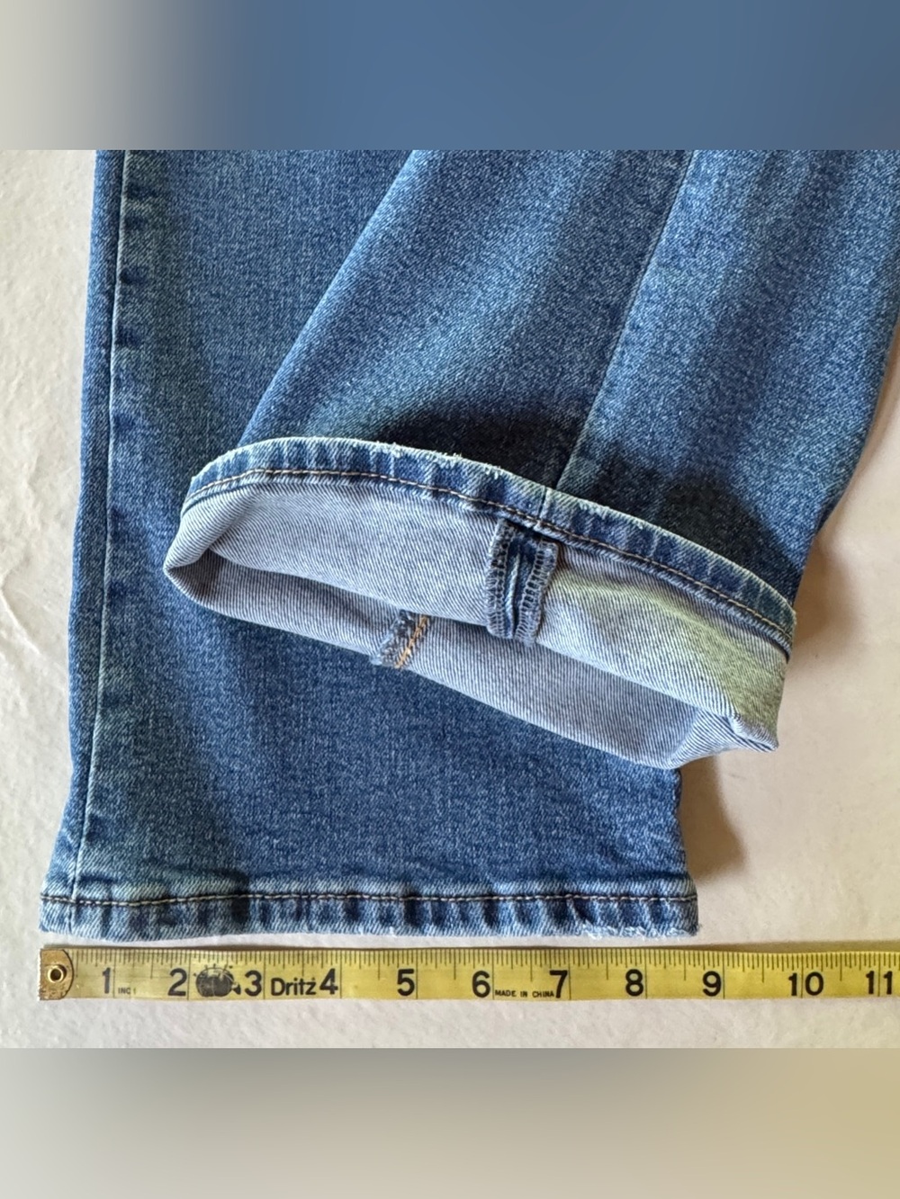 LEVI’S Ribcage Straight Ankle Button-Fly Med Wash Jeans W30 L27 - Picture 11 of 17